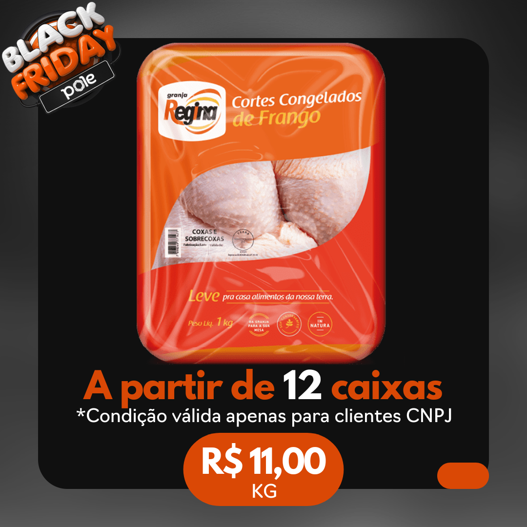 Coxa com Sobre Cong 1kg - Granja Regina